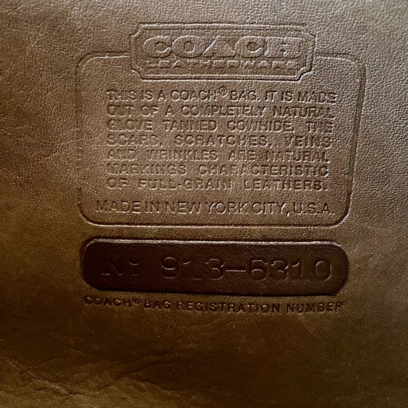 Coach Vintage Basic Bag 9455 Tabac - Picture 3 of 17